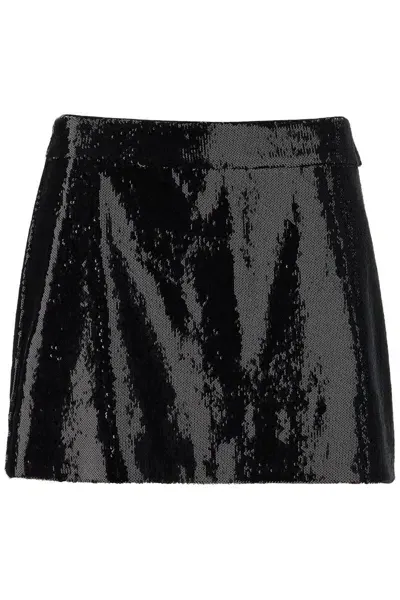 Dolce & Gabbana Sequin Mini Skirt In Multicolor