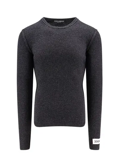 Dolce & Gabbana Sweater In Gray