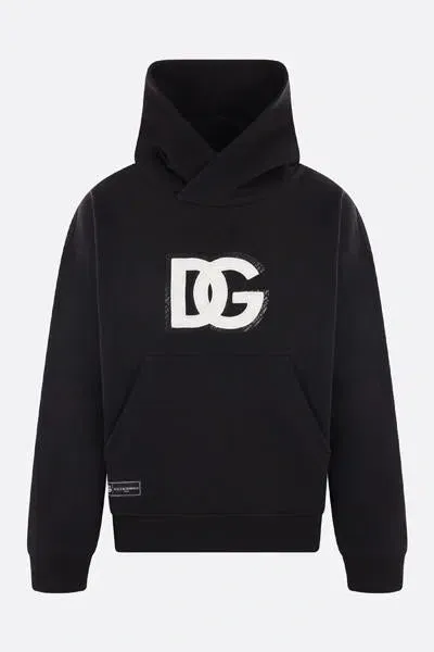 Dolce & Gabbana Logo Hoodie In Black