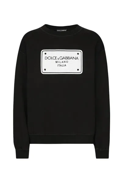 Dolce & Gabbana Graphic-print Sweatshirt In ブラック