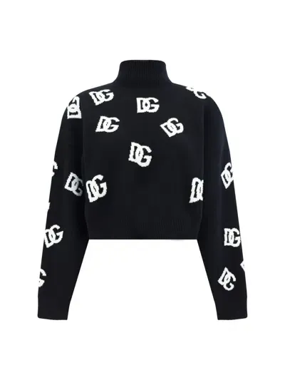 Dolce & Gabbana Sweaters In Black