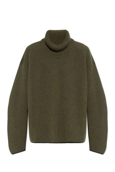 Dolce & Gabbana Turtleneck Jumper In Green