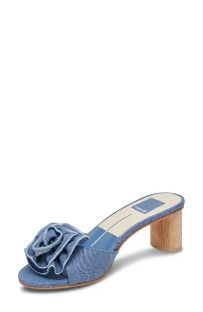 Dolce Vita Darly Slide Sandal In Blue