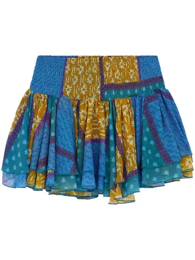 Donde Esteban Estrellitas Skirt In Blue