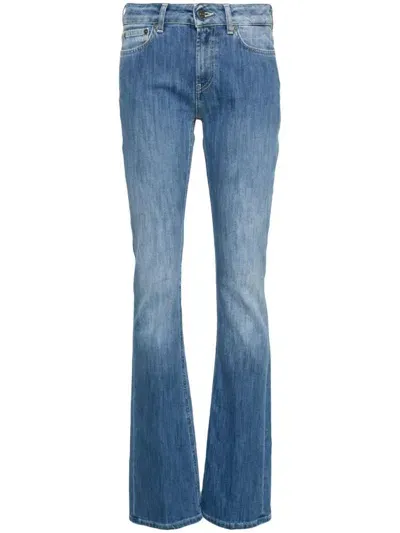 Dondup Low-rise Bootcut Jeans In Blue