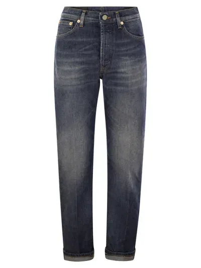 Dondup Icon - Five Pocket Denim Trousers In Blue