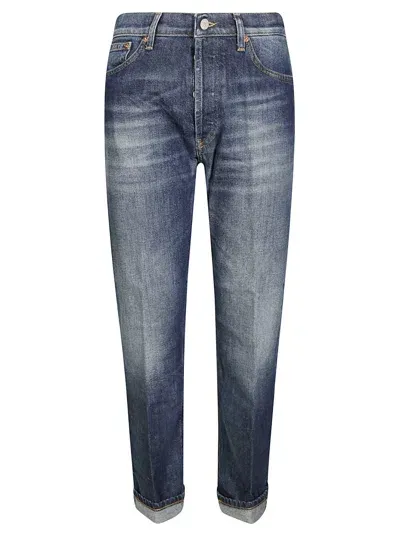 Dondup Icon Denim Dritto In Blue