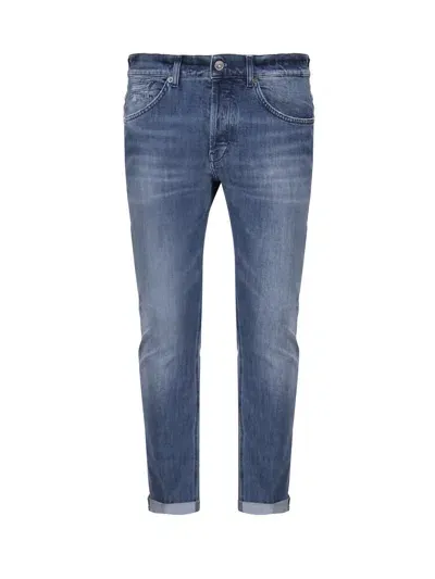 Dondup Jeans With Washed Effect Design In Blue