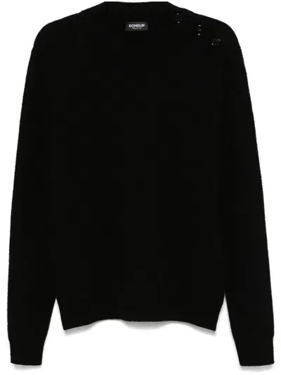 Dondup Knitted Sweater In 黑色