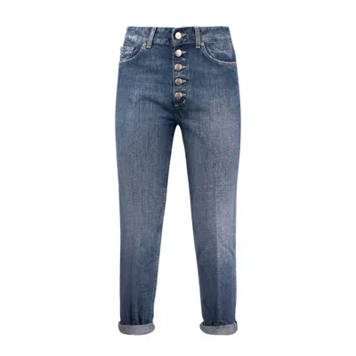 Dondup Koons Loose Jeans In Bull Stretch In Blue