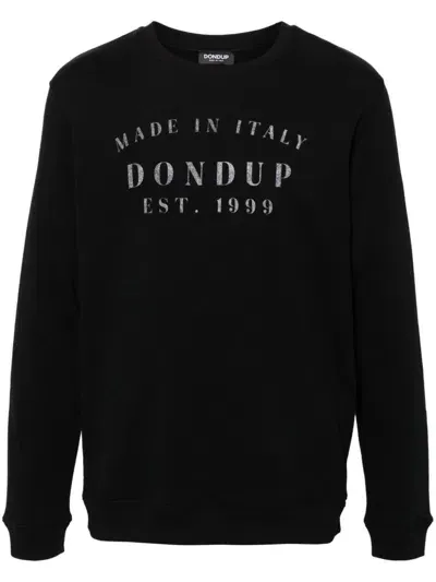 Dondup Logo-print Sweatshirt In Black