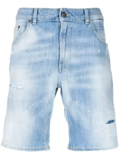 Dondup Ripped-detail Denim Jeans In Blue