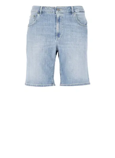 Dondup Denim Shorts In Blue