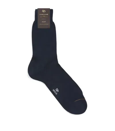 Dore Dore Cotton Must Socks In Blue