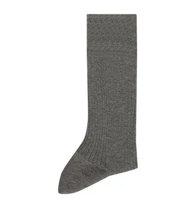 Dore Dore Cotton Socks In Grey