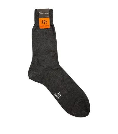 Dore Dore Cotton Socks In Grey