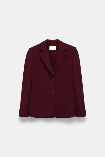 Dorothee Schumacher Blazer In Punto Milano In Red