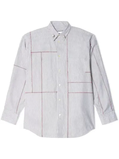 Doublet Striped Shirt In White