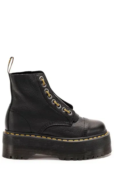 Dr. Martens' Dr. Martens Sinclair Platform Boots In Black