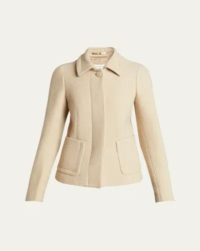 Dries Van Noten Beto Wool Jacket In Beige