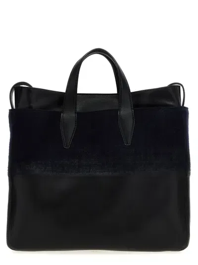 Dries Van Noten Bm242 Tote Bag In Blue