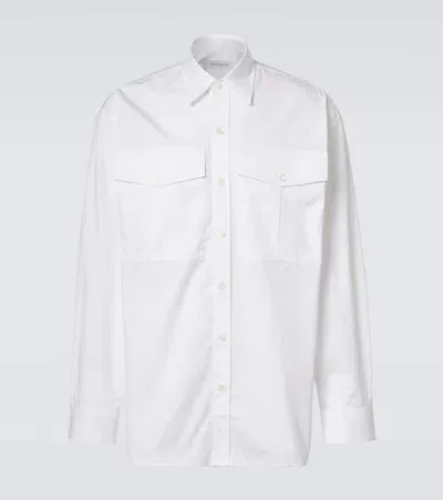 Dries Van Noten Cotton Shirt In White