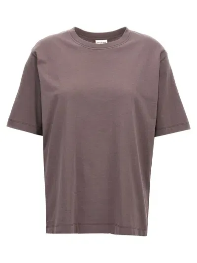 Dries Van Noten 'heydu' T Shirt In Purple