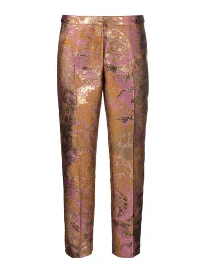 Dries Van Noten Sequined Pants In Gold