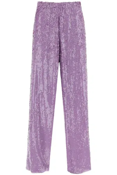 Dries Van Noten Sequin Mid In Purple