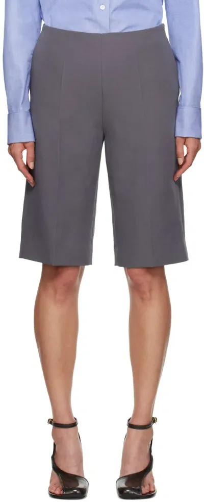 Dries Van Noten Taupe Wool Shorts In 811 Taupe