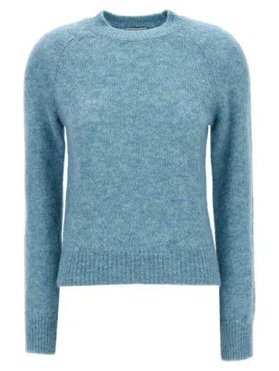 Dries Van Noten 'texas' Sweater In Blue