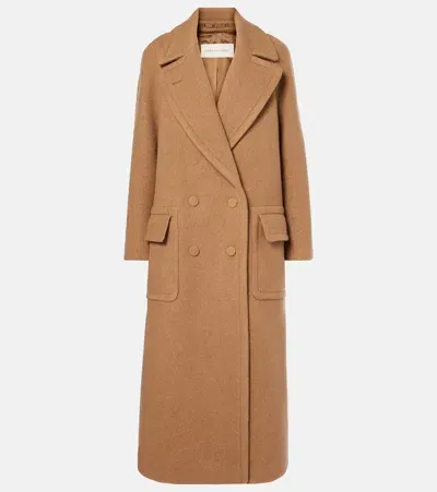 Dries Van Noten Wool Coat In Camel