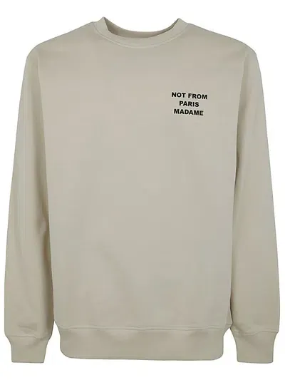 Drôle De Monsieur Le Sweatshirt Slogan In White