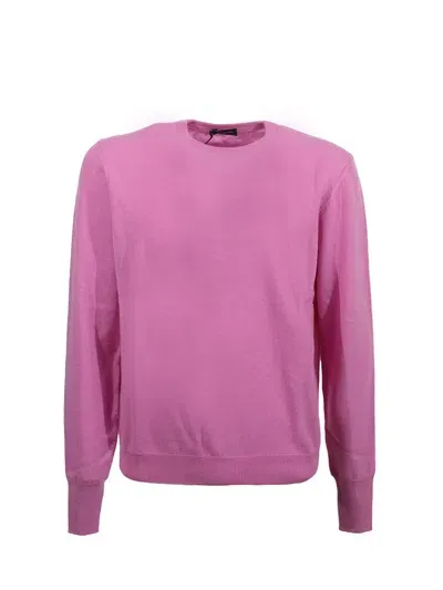 Drumohr Crew Neck Sweater In Pink