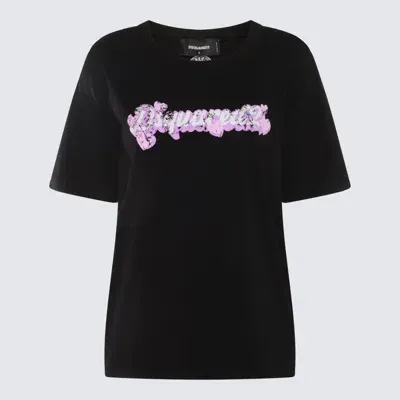 Dsquared2 T-shirt With Logo In Black