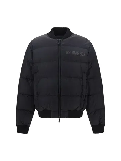 Dsquared2 Down Jacket In Black