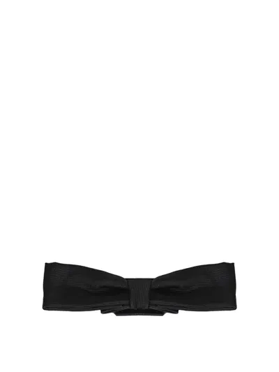 Dsquared2 Silk Bow Tie In Black