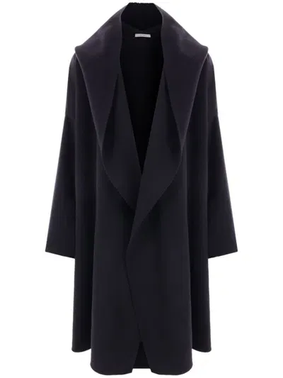 Dušan Cashmere Hooded Coat In Blue