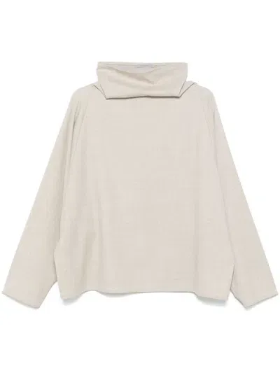 Dušan Cowl-neck Blouse In Neutrals