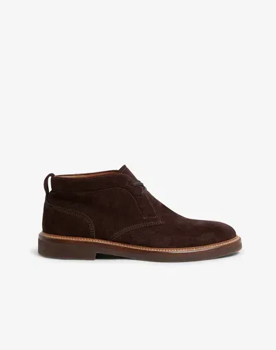 Dunhill Apsley Desert Boots In Brown