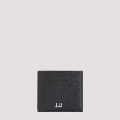 Dunhill Duke Fine Leather 8cc Billfold Wallet In Black