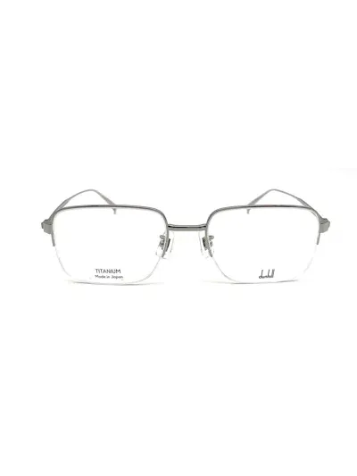 Dunhill Du0025o Eyewear In Silver Silver Transpa