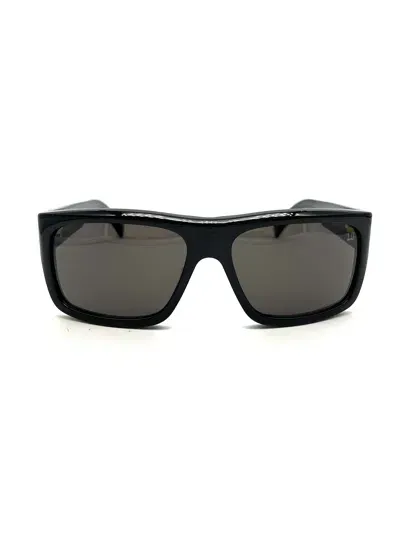 Dunhill Du0033s Sunglasses In Black Black Grey