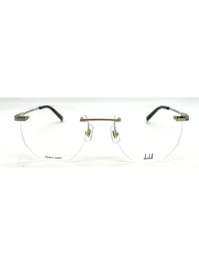 Dunhill Du0066o Eyewear In Gold Gold Transparent