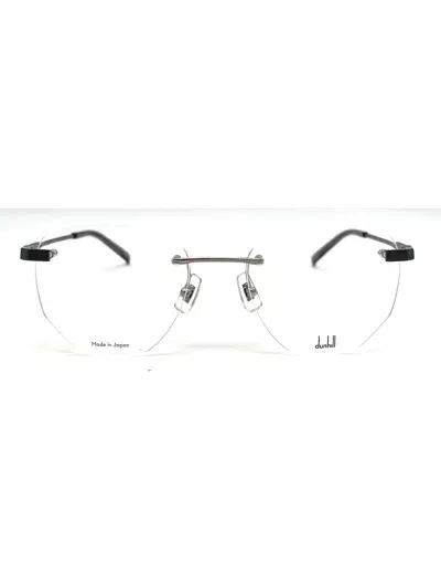 Dunhill Du0066o Eyewear In Silver Grey Transpare