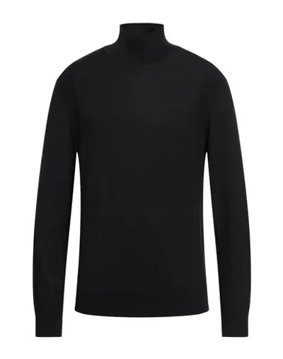 Dunhill 18gg Merino Roll Neck In Grey