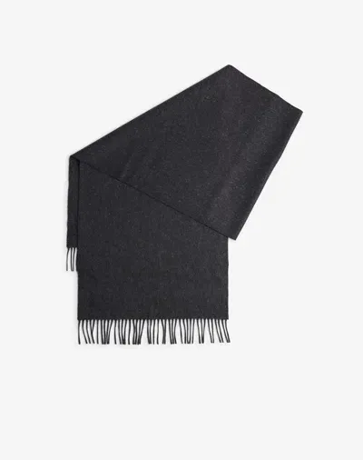 Dunhill Melange Cashmere Donegal Scarf In Black