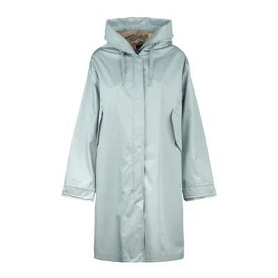 Duno Light Blue Oversize Parka In Azure