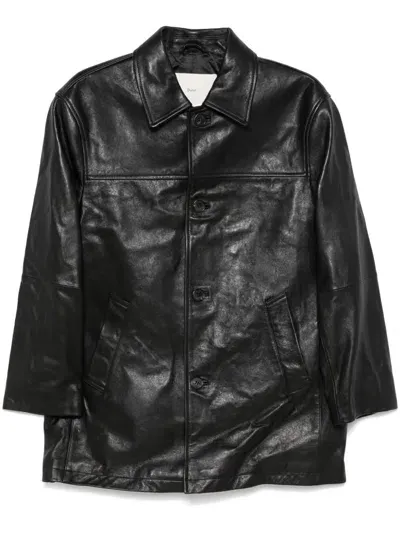 Dunst Leather Jacket In Black