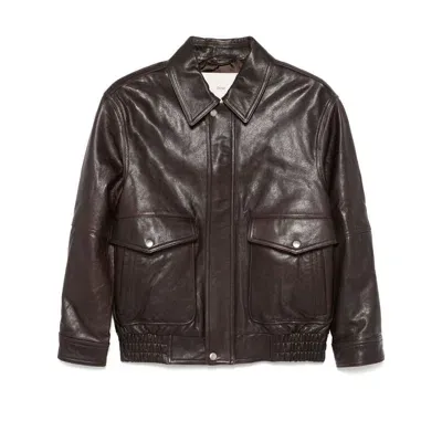 Dunst Leather Jackets In Brown